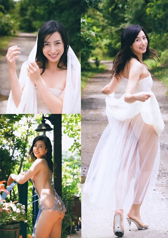 meibi yamanouchi actress model idol japanese gravure hot body naked nude shaved paipan sexy