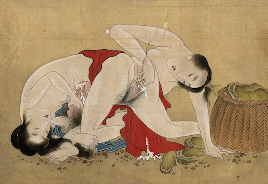 japanese shunga prints erotic art historical pornography explicit exhibition tokyo eisei bunko museum