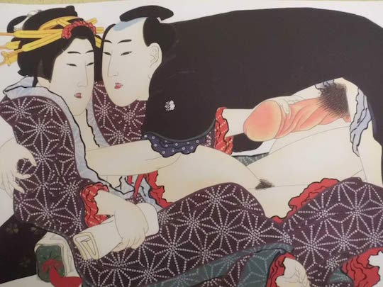 japanese shunga prints erotic art historical pornography explicit exhibition tokyo eisei bunko museum