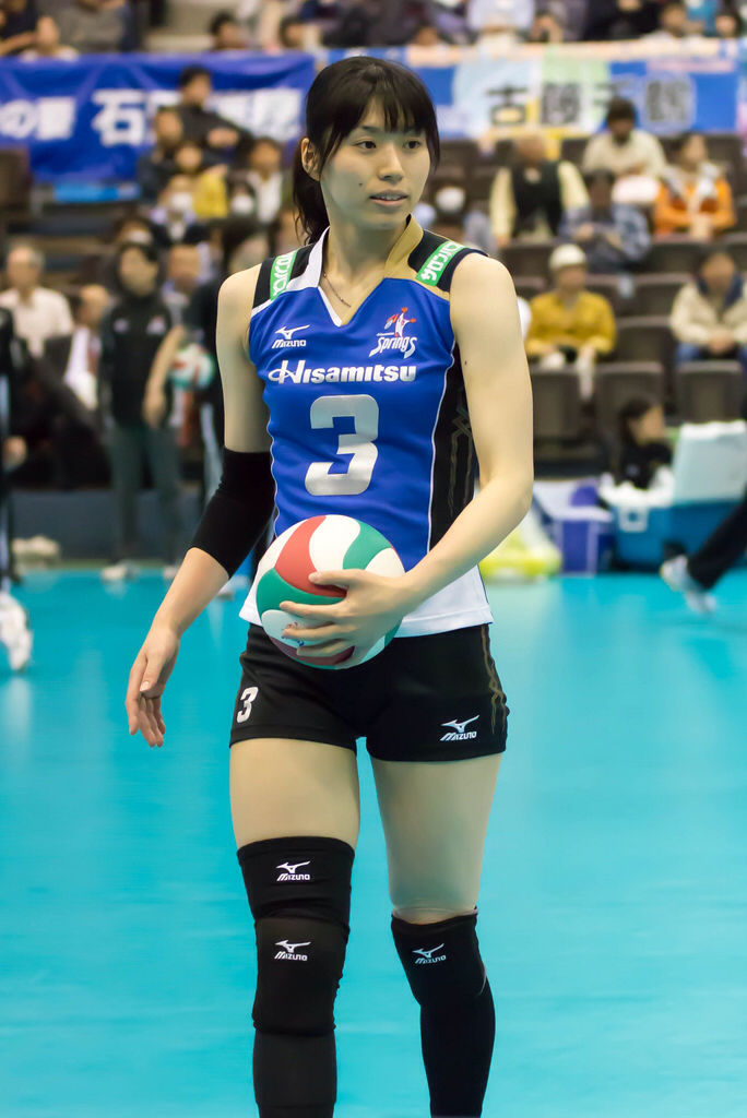 japan volleyball player women girl sexy cute national team risa shinnabe hot pretty hisamitsu springs