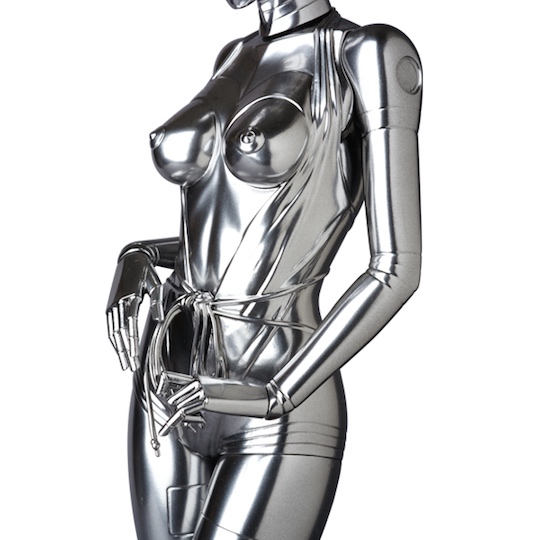 gynoid hajime sorayama sexy fetish robot cyborg fantasy art erotic adult