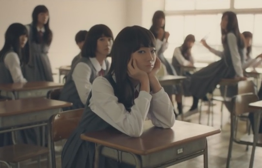 high school girl student japan crossdresser shiseido video marketing cosmetic makeup