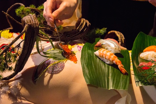tokyo nyotaimori naked sushi party try experience
