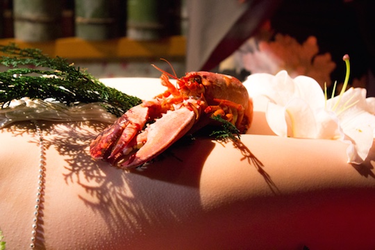 tokyo nyotaimori naked sushi party try experience