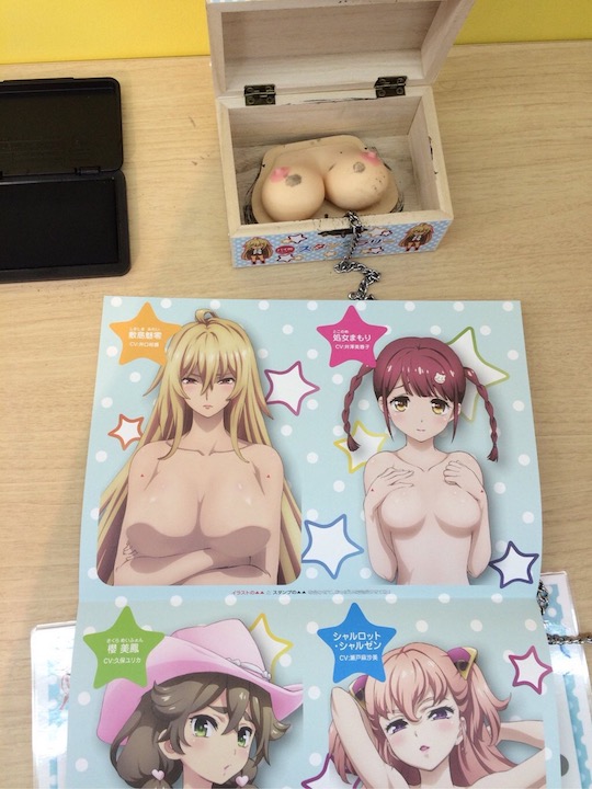 Valkyrie Drive Mermaid boob breast stamp rally akihabara