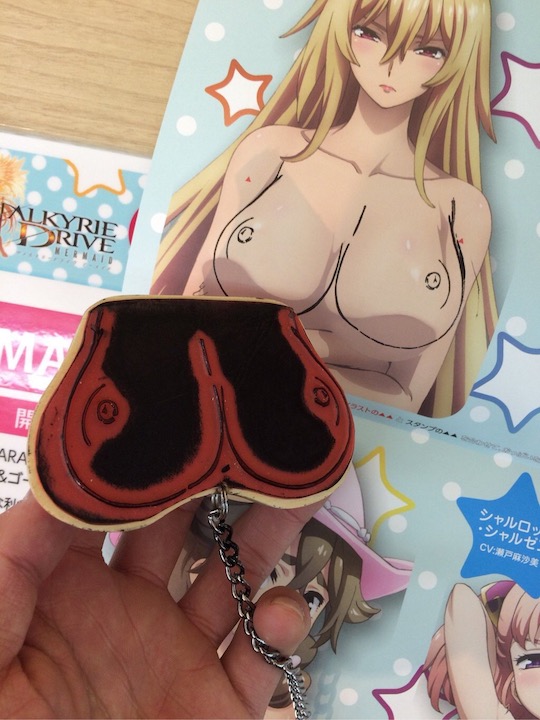 Valkyrie Drive Mermaid boob breast stamp rally akihabara