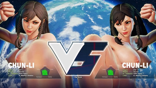 street fighter v mod naked nude chun-li