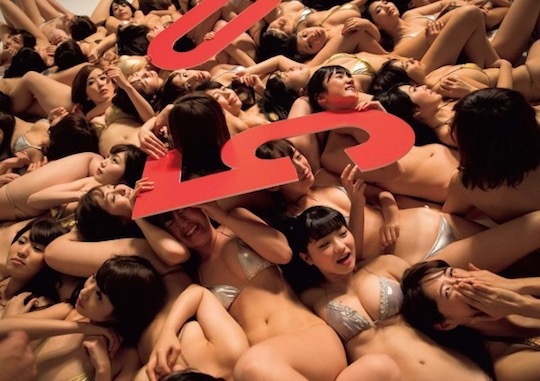 weekly playboy anniversary japan fifty gravure models sexy photo shoot