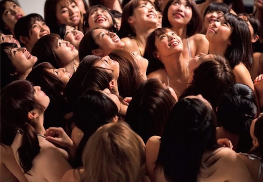 weekly playboy anniversary japan fifty gravure models sexy photo shoot