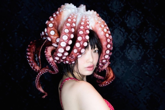 kazan yamamoto namada cosplay japanese octopus live hokusai shunga tentacle sex photograph