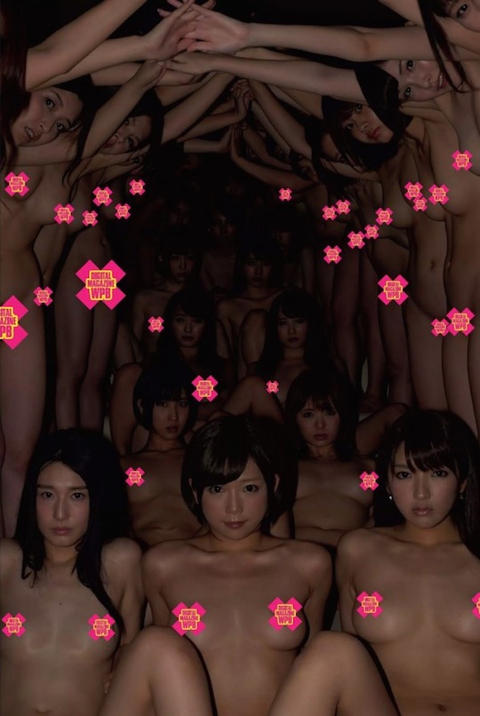 weekly playboy 50th anniversary photo shoot naked japanese porn star av