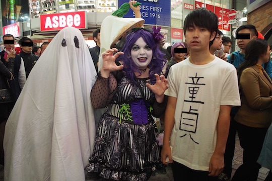 ryosuke takano university of tokyo student virgin costume shibuya center gai halloween street party cosplay