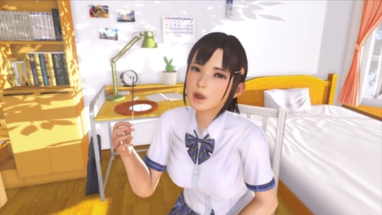 japan virtual reality vr kanojo girlfriend smell underwear