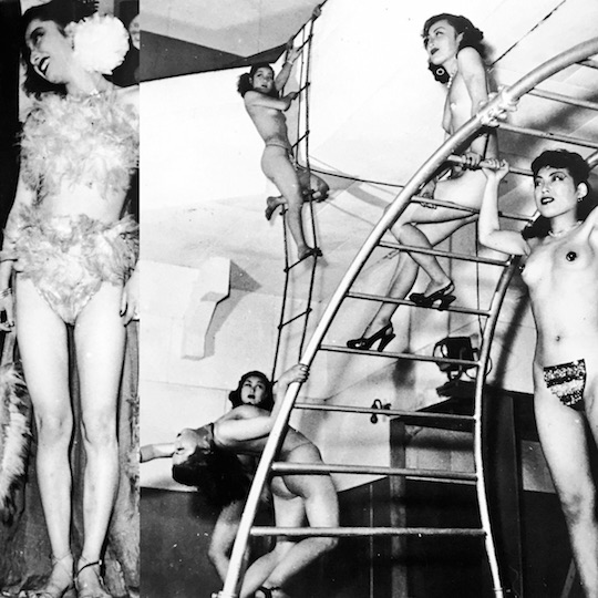 1950 Japanese Porn - Vintage Japanese postwar strippers from kasutori culture ...