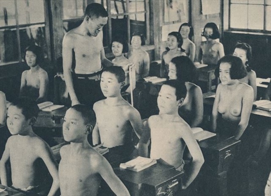 japan sex history naked nude wartime school education