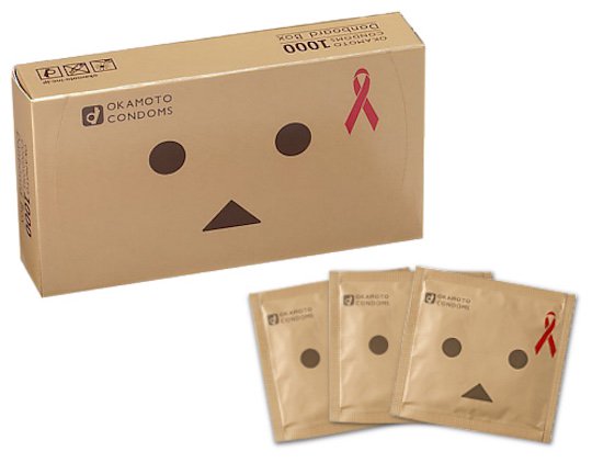 okamoto danbo danboard manga character condoms japan