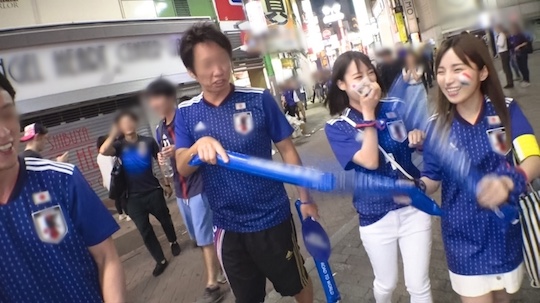 japan world cup adult video porn soccer football sex female fans shibuya nanpa nampa foursome hotel room