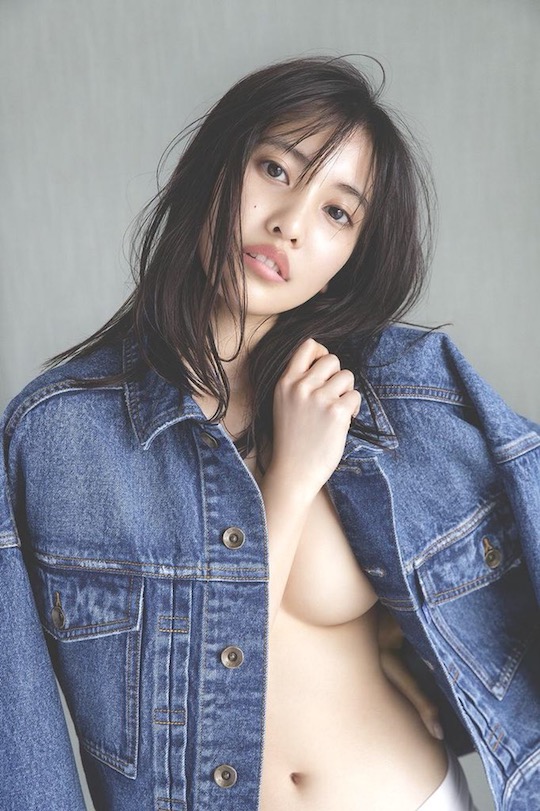 saiko no hinako sano gravure idol photo book semi-nude naked shoot sexy japanese