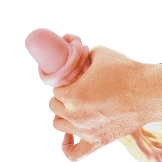 double foreskin dildo cock toy uncircumcised
