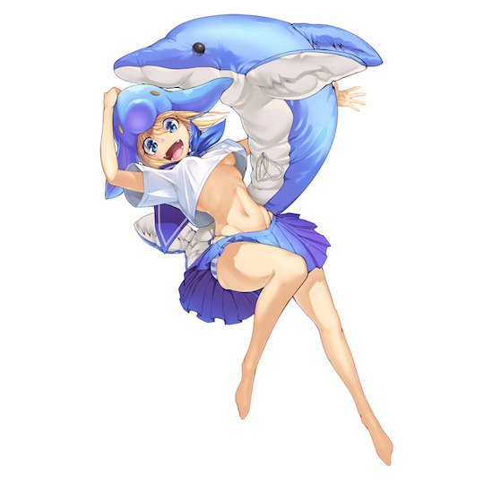 daimaoh dolphin plush hug pillow dakimakura