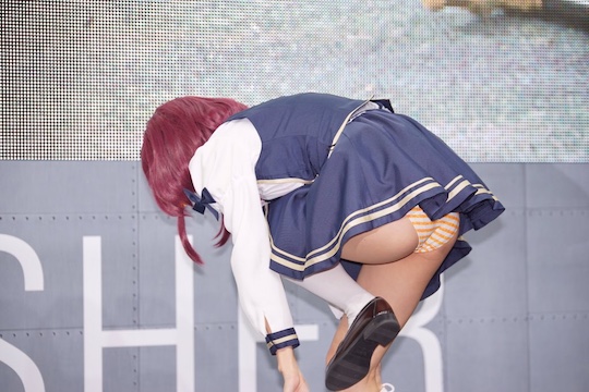cosplayer Miyu Inamori Tokyo Game Show 2018 panties sexy