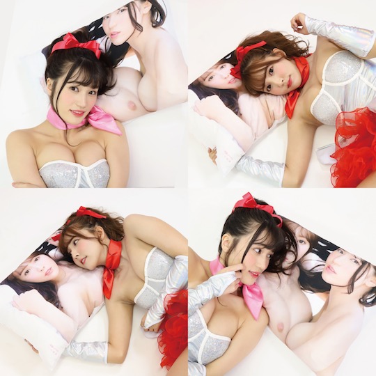 muteki 10th anniversary pillow cover shoko takahashi yua mikami