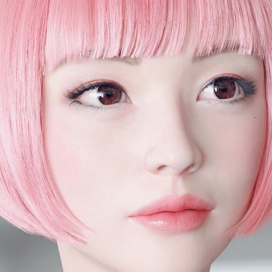 imma virtual model idol japan computer graphics digital
