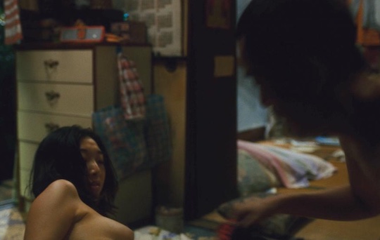 sakura ando nude naked sex scene movie film japanese actress shoplifters