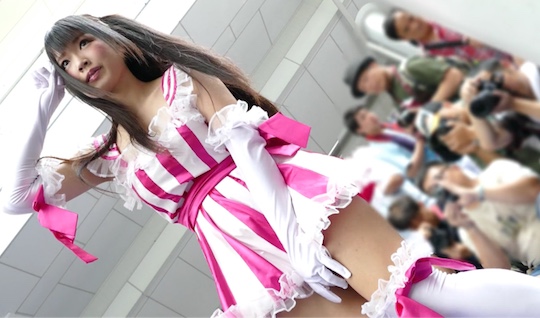 Panchira upskirt shots of cosplayers reveal fully shaved pussies â€“ Tokyo  Kinky Sex, Erotic and Adult Japan