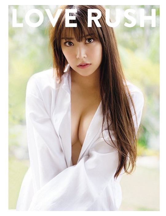 miru shiroma debut photo book love rush nude shoot nmb48 butt breasts naked sexy