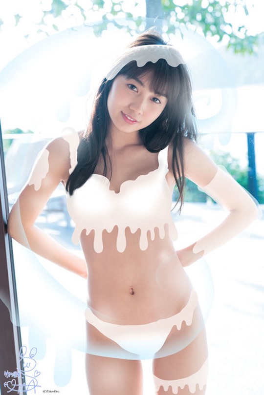 seina takeuchi mangaka illustrator gravure debut model idol japanese sexy cute beautiful