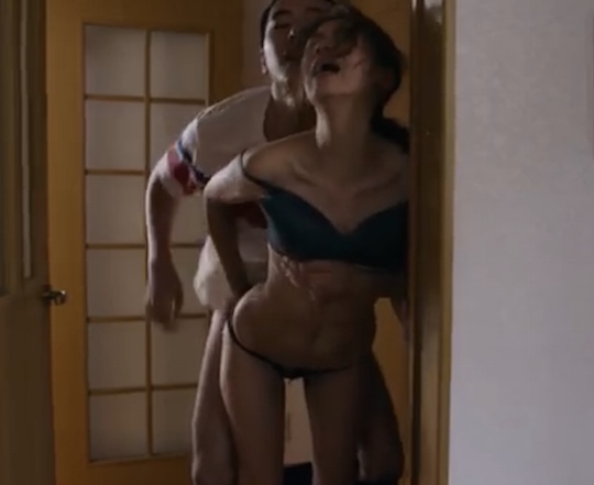 kakou no futari sex nudity nude naked kumi takiuchi lovers crater movie japan film