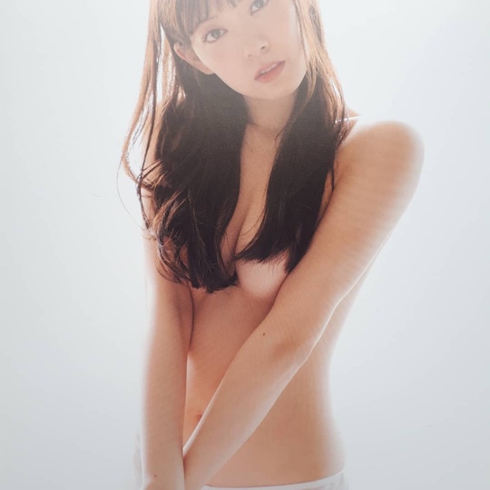 miyuki watanabe nmb48 nude naked photobook tebura side boob