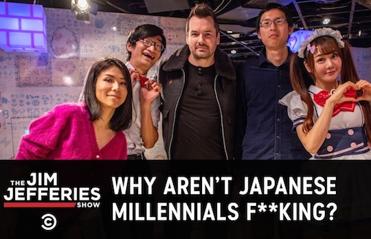 jim jefferies sexless japan millennials comedy