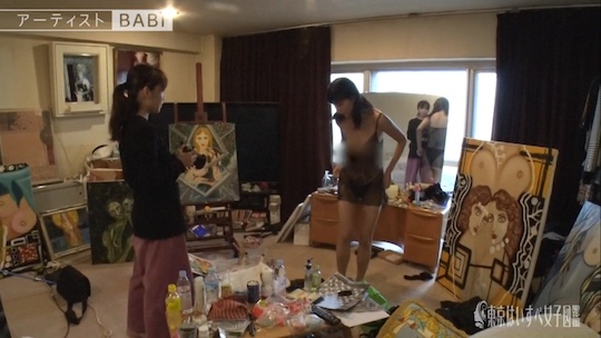 bambi watanabe gravure idol sexy hot japanese behind scenes nude photo shoot