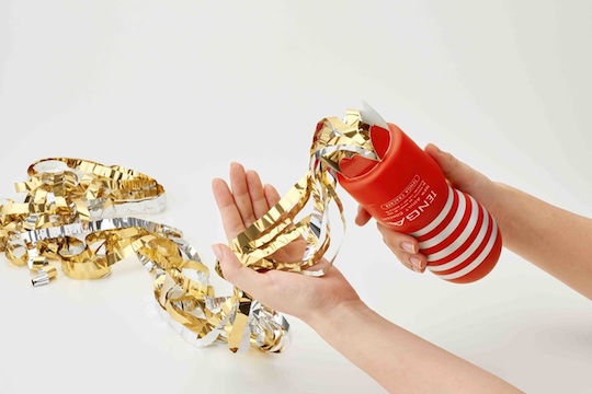 tenga christmas cracker popper streamers onacup cup masturbation toy