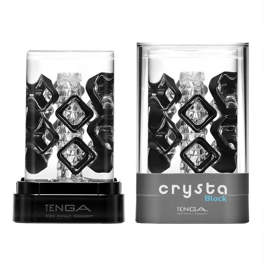 tenga crysta transparent see-through masturbation toy masturbator adult