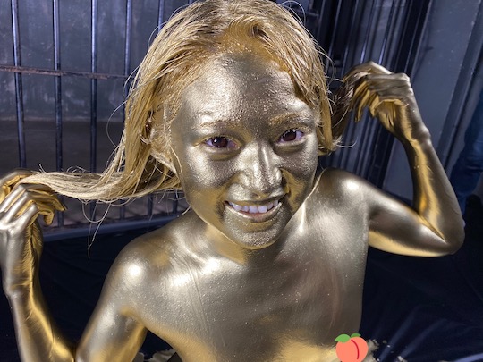 Gold Body Paint Porn