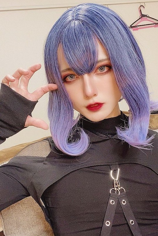 rei dunois josou otokonoko crossdresser cosplayer japan transgender makeup trick