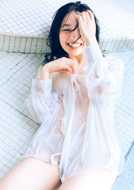 sae murase nmbk48 idol sa ga ii photobook debut sexy lingerie picture