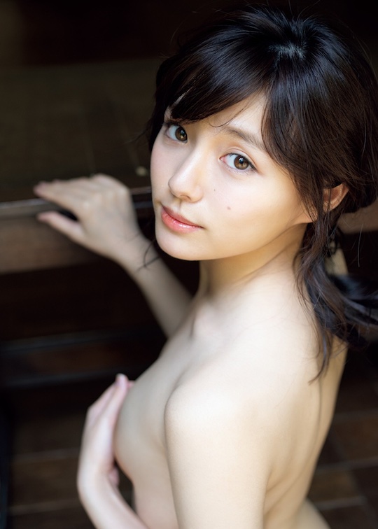tsubasa hazuki naked nude body sexy gravure japanese model hot gradol idol butt