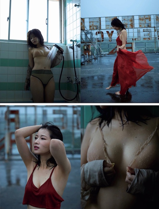 mai ishioka after the rain photo book japanese gravure idol nude naked sexy hot body