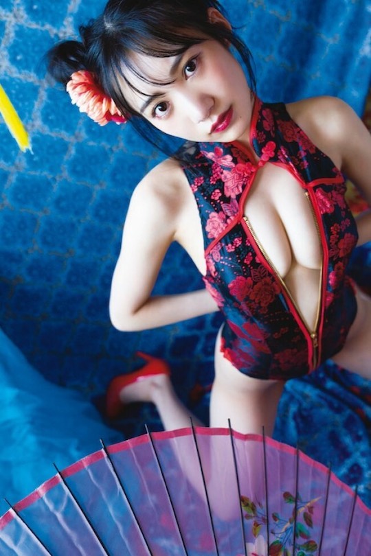 sumire yokono debut photo book nude braless anata sexy