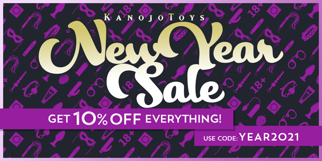 kanojo toys new year sale banner 2021