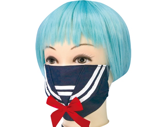 sailor school uniform face mask