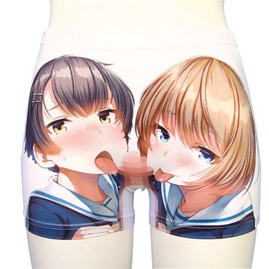 schoolgirl double blowjob sex fetish fantasy anime hentai japan briefs boxers underwear tama toys