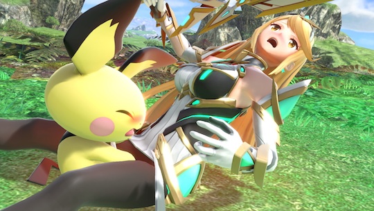 super smash bros ultimate mythra pyra sexy poses positions characters fucking