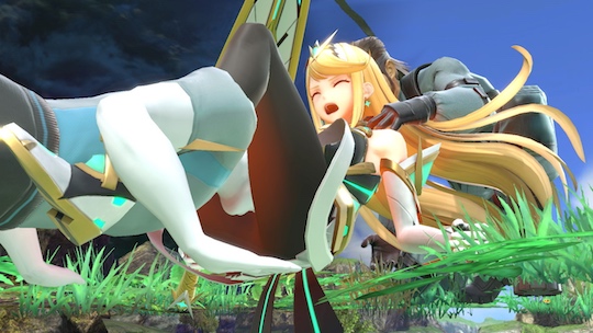 super smash bros ultimate mythra pyra sexy poses positions characters fucking