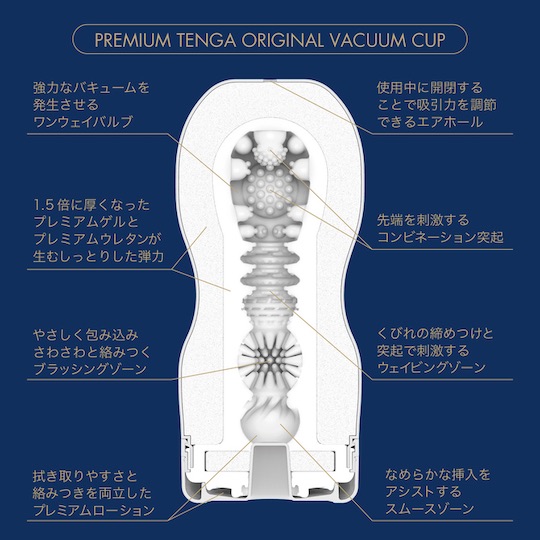 Premium Tenga Original Vacuum Cup for Freshers student masturbation aid toy japan