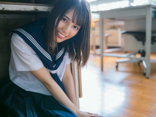 nao kosaka photo book kimi wa dare hinatazaka46 debut first photo swimwear picture